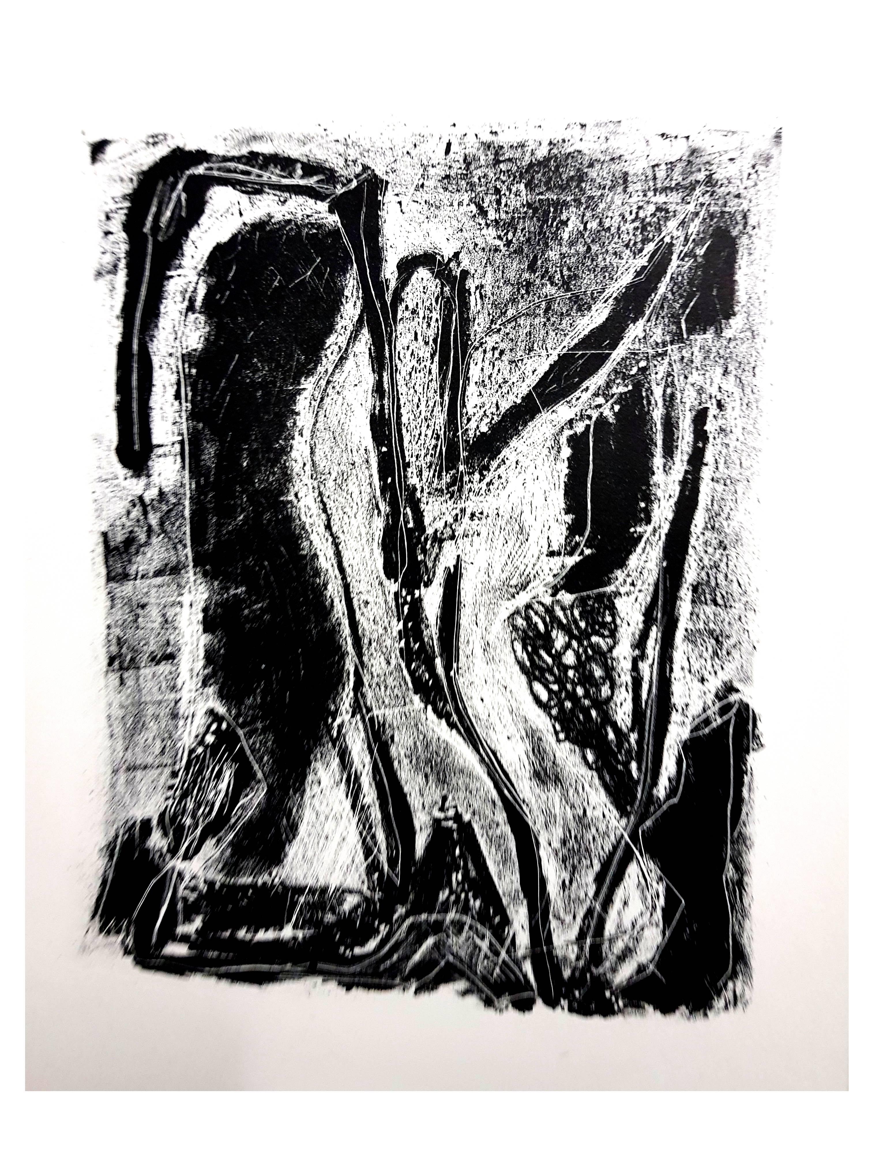 Jean-Michel Atlan – Kafka – Original Lithographie – Print von jean-Michel Atlan