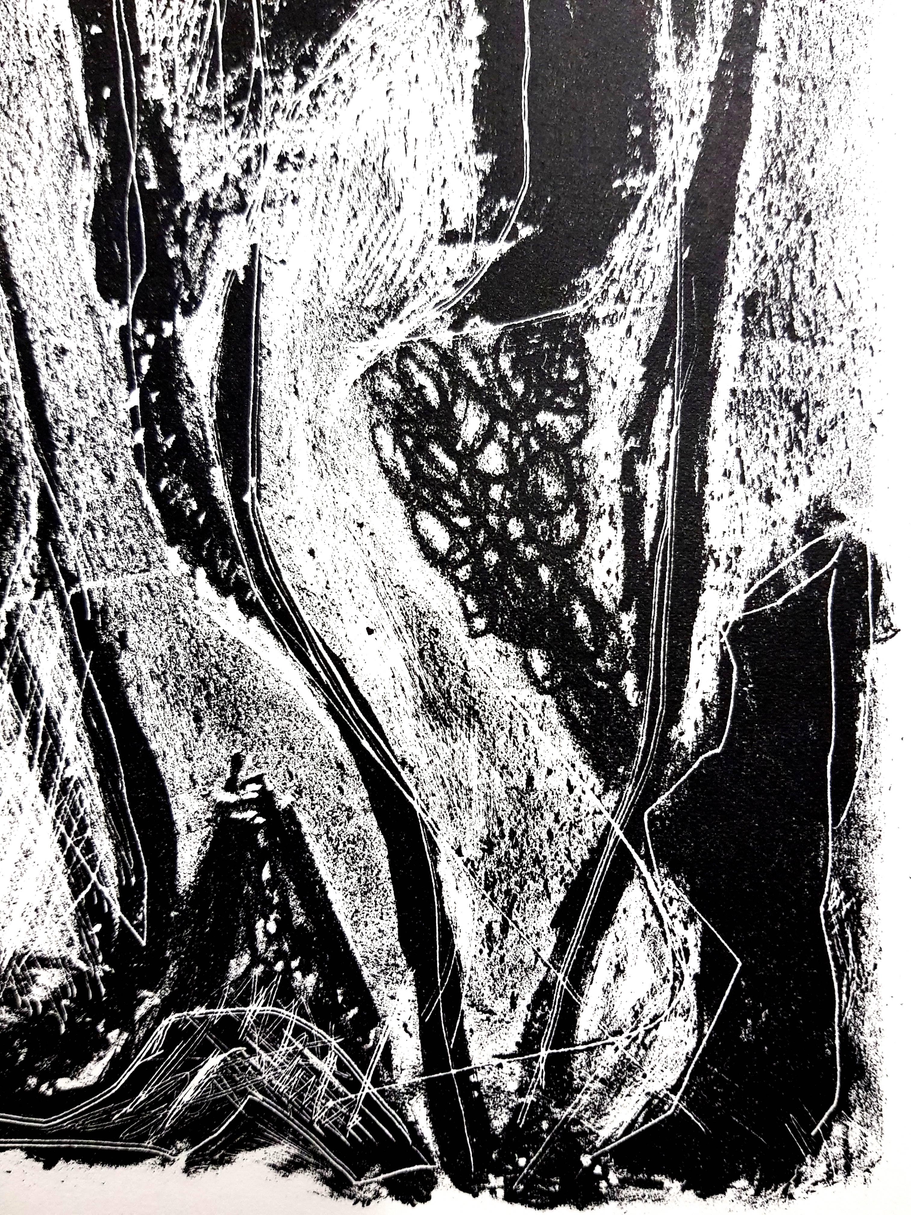 Jean-Michel Atlan – Kafka – Original Lithographie (Abstrakter Expressionismus), Print, von jean-Michel Atlan