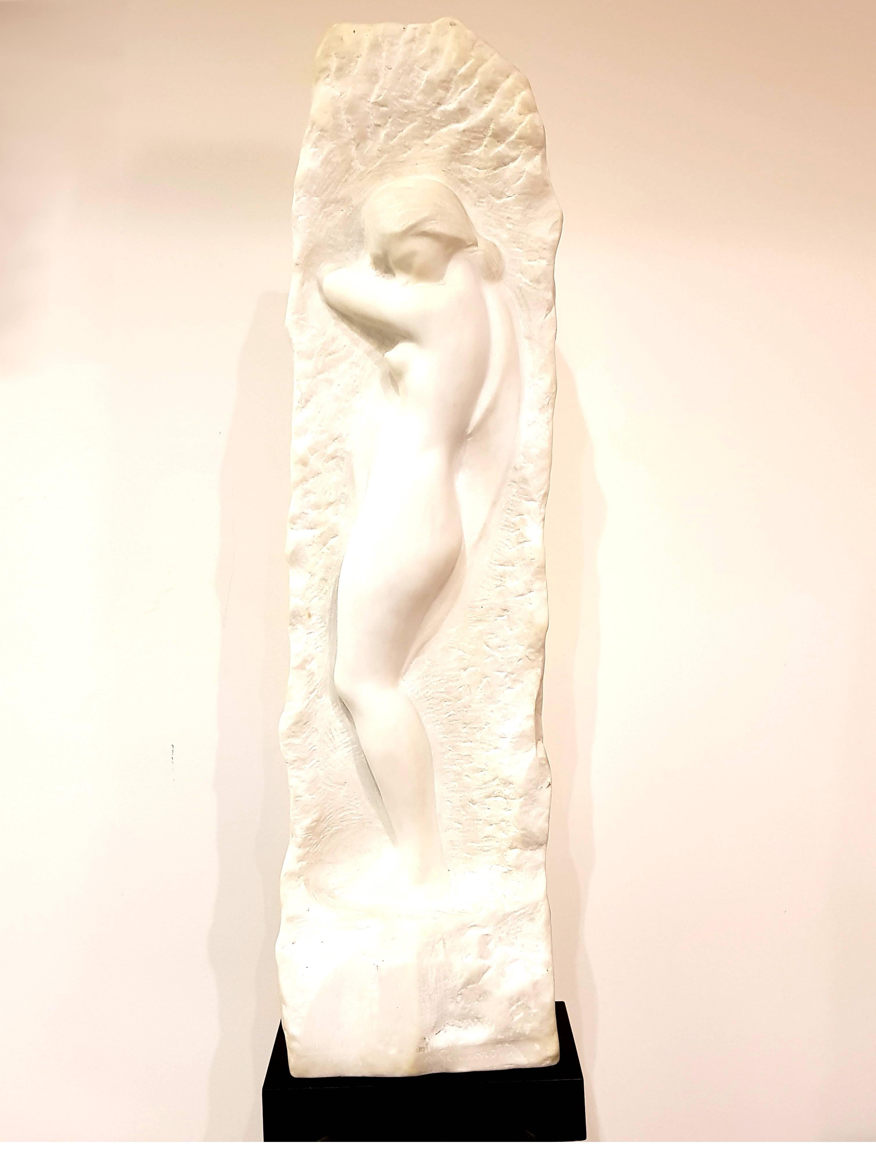 Amedeo Gennarelli - Unique Art Deco Marble Sculpture