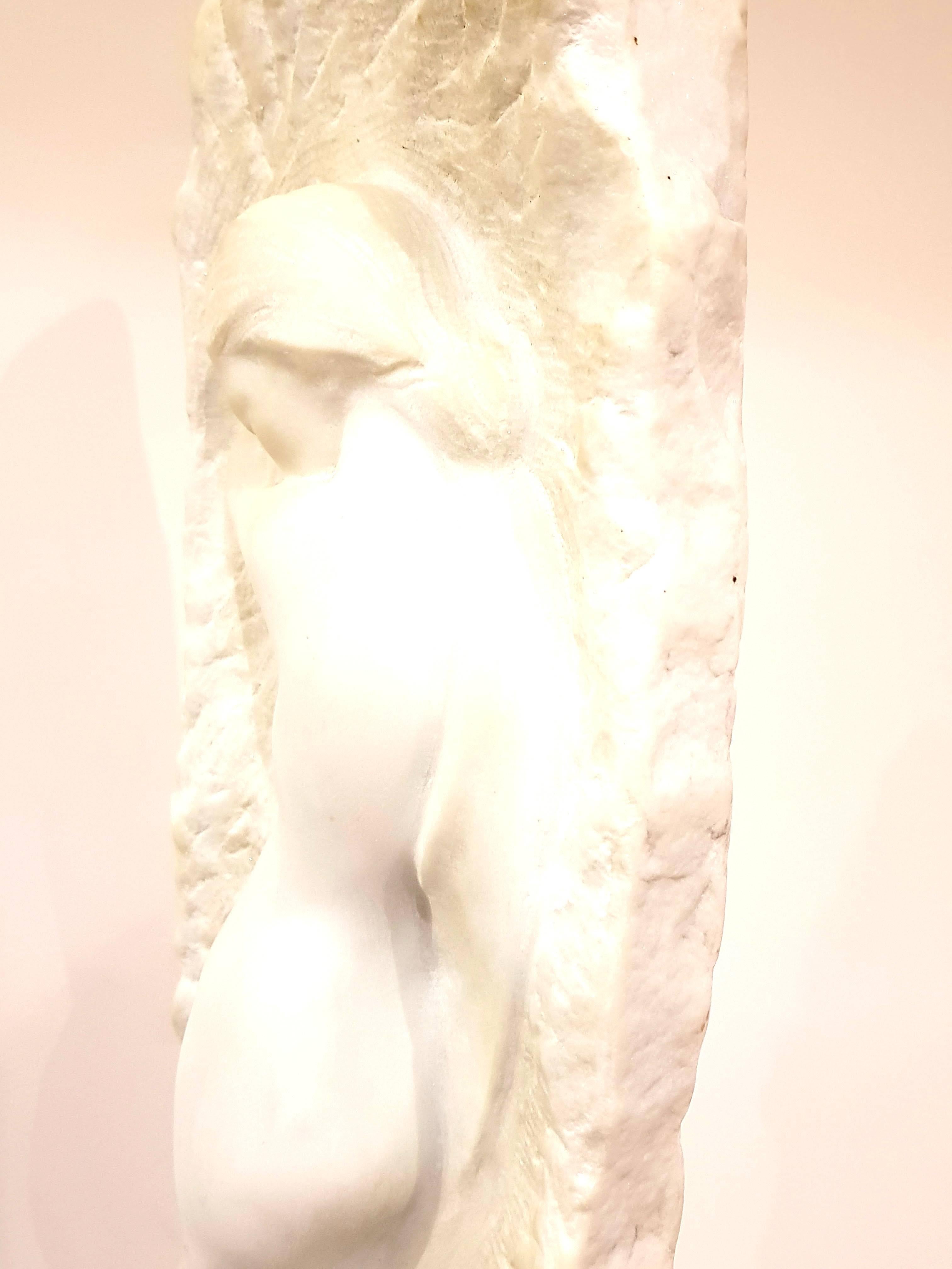 Sculpture unique en marbre Art Déco d'Amedeo Gennarelli 6