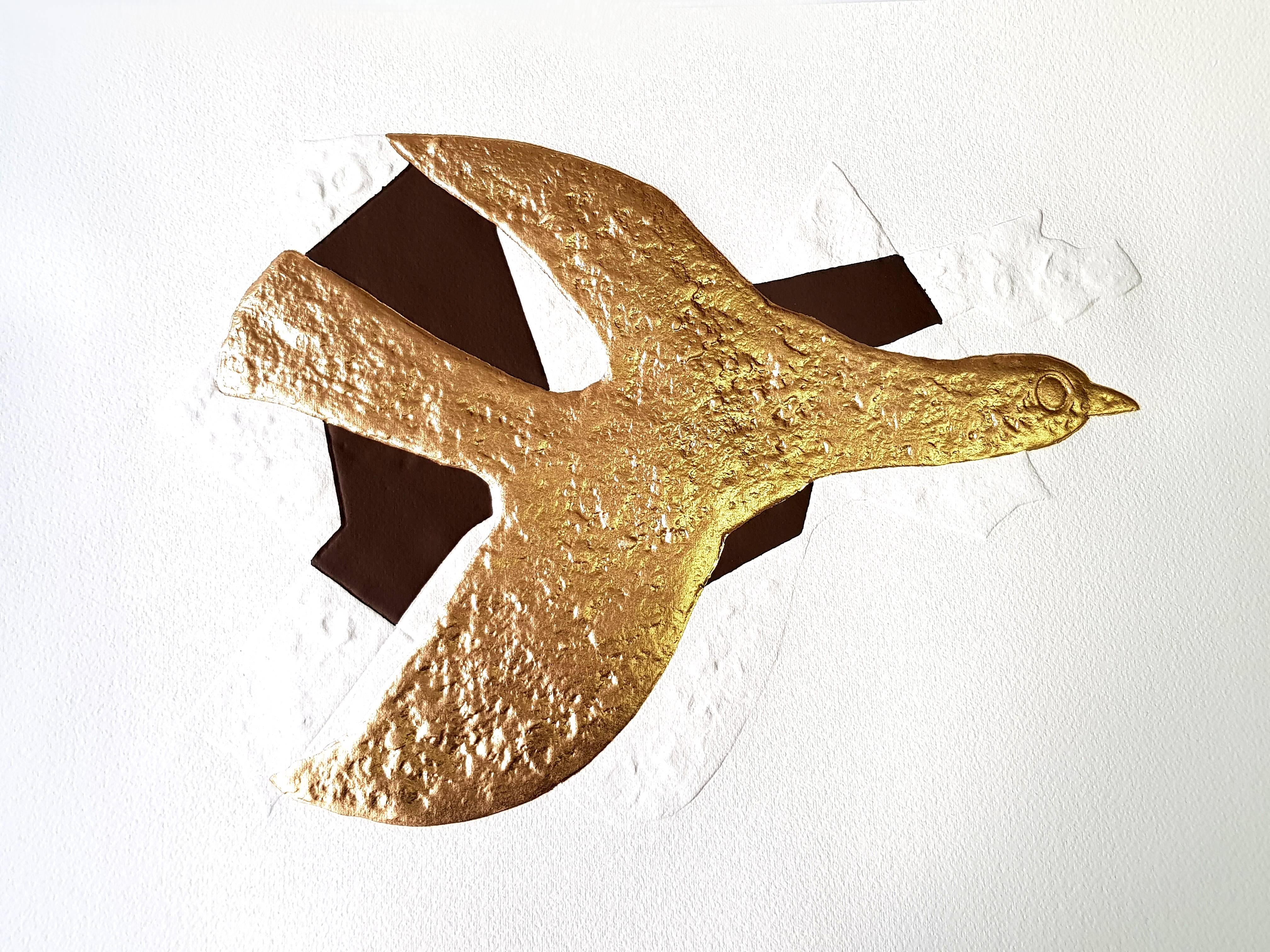 Georges Braque (after) - 12 Gold Leaf Enhanced Etchings - Gods 2