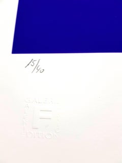 Geneviève Claisse - Kinetic Composition - Original Signed Lithograph