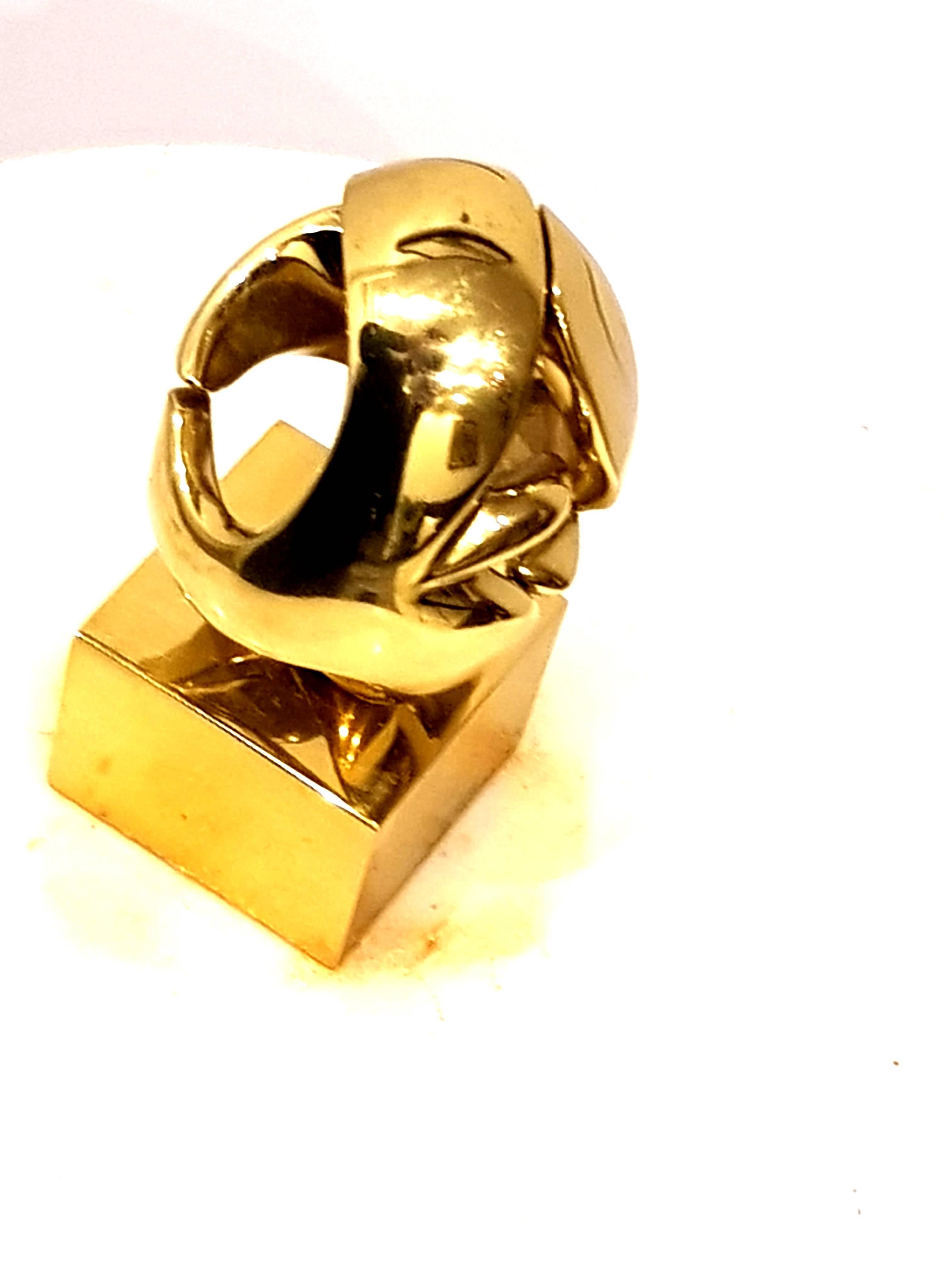 René Coutelle - Couple - Original Bronze Sculpture 3