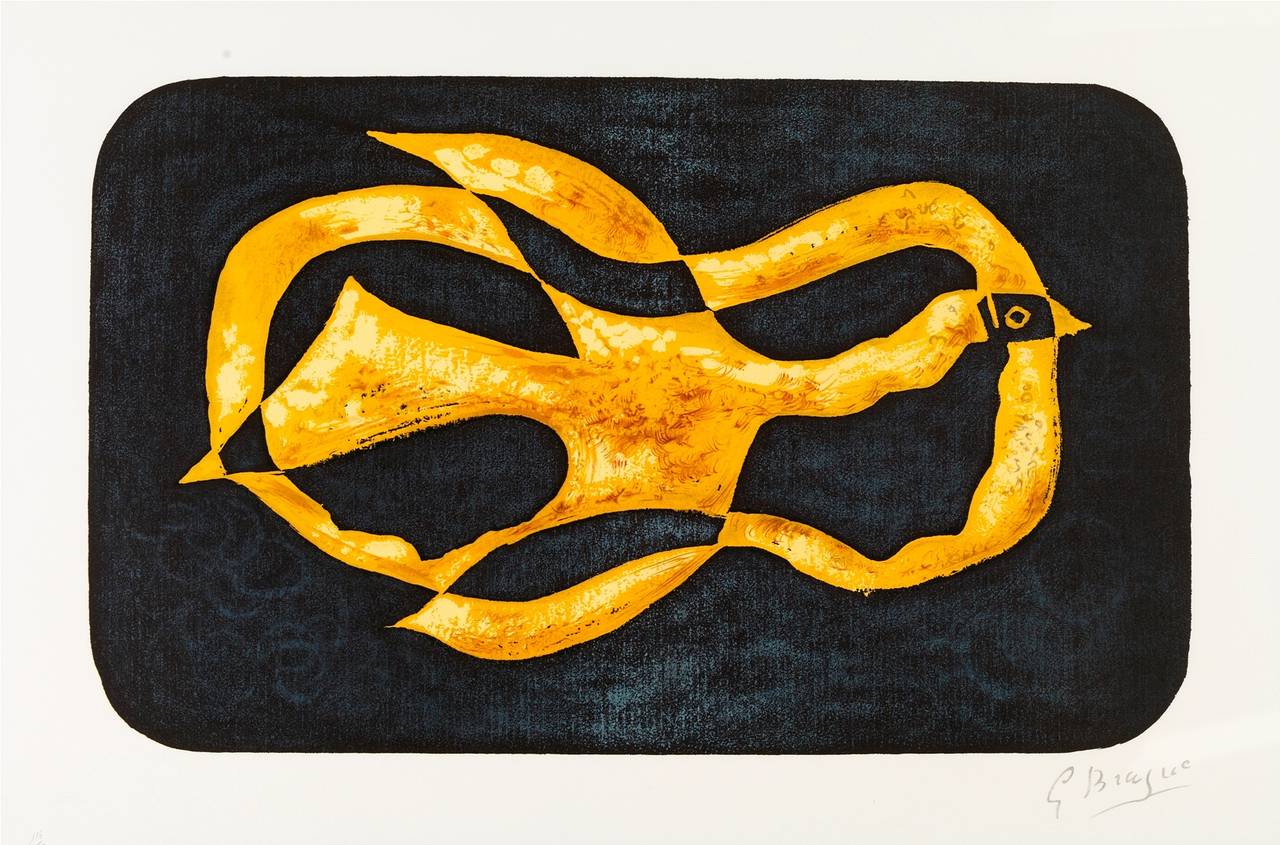 Lithograph by Georges Braque.

Signed and Numbered
Edition of 150
Dimensions: 76 x 117 cm

Bibliography:

 « Les Métamorphoses de Braque» of Heger de Loewenfeld and Raphaël de Cuttoli , Editions FAC, Paris, 1989.

In 1961 Georges Braque
