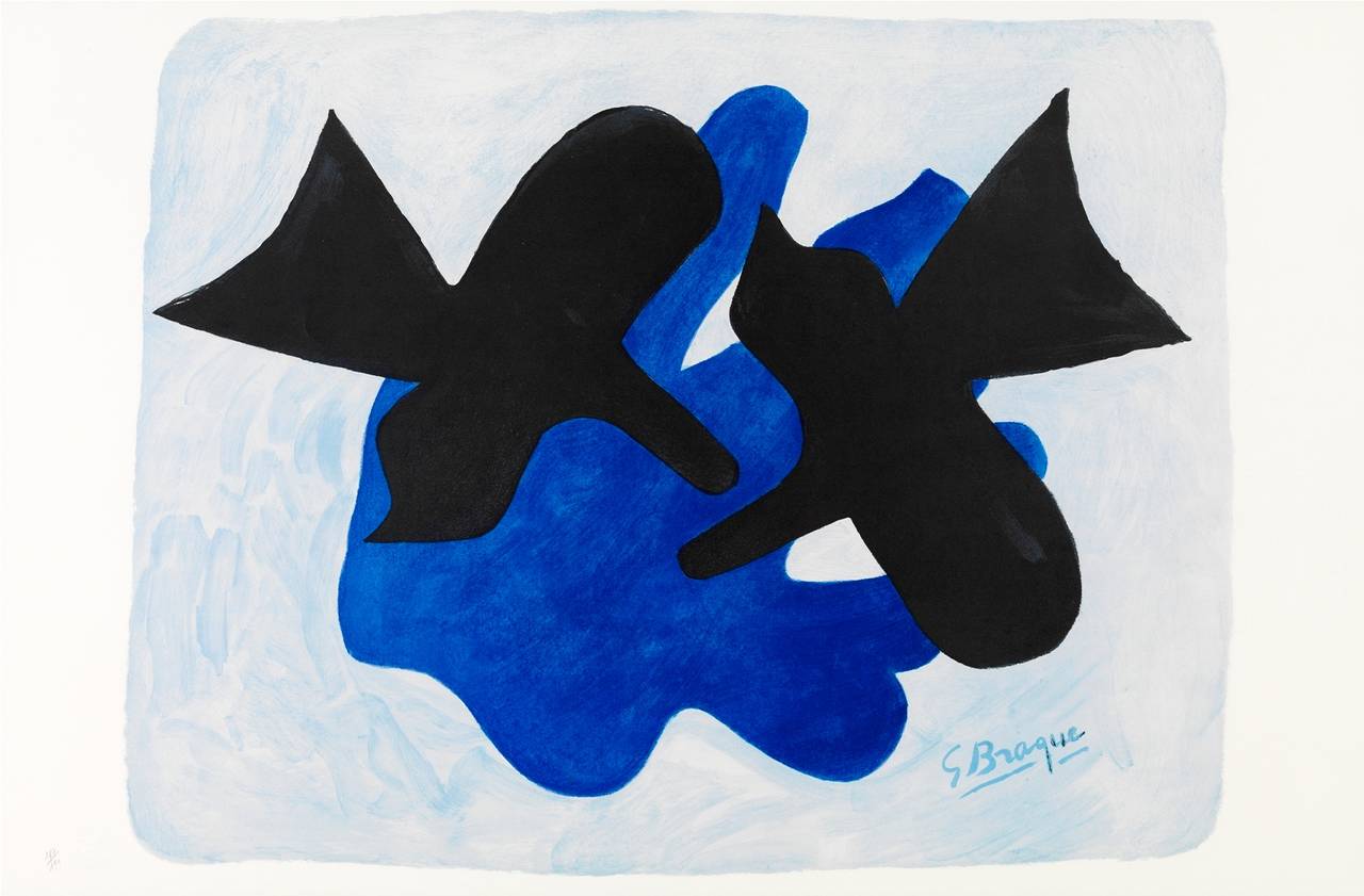 Lithograph by Georges Braque.

Signed and Numbered
Edition of 199
Dimensions: 76 x 117 cm

Bibliography:

 « Les Métamorphoses de Braque» of Heger de Loewenfeld and Raphaël de Cuttoli , Editions FAC, Paris, 1989.

In 1961 Georges Braque