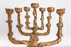 Salvador Dali -  Monumental Menorah - Bronze Guilded Sculpture