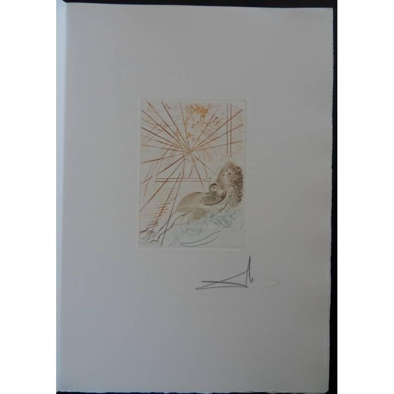 Portfolio of 10 Original Signed Engravings by Salvador Dali
Title: Decameron
Signed in Pencil by Salvador Dali
Dimensions: 45 x 32 cm
Edition of 125
1972
References : Field 72-8 (p. 80-81) / Michler & Lopsinger 551-562 (t.1 P.