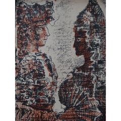 Pablo Picasso - Torero y Senorita - Lithographie originale