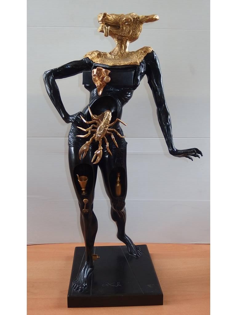 Salvador Dali – Der Minotaur – bedeutende signierte Bronzeskulptur – Sculpture von Salvador Dalí