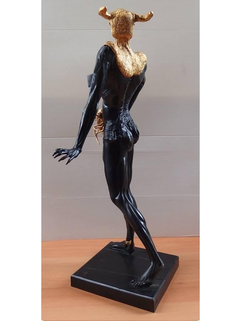 Salvador Dali – Der Minotaur – bedeutende signierte Bronzeskulptur 1