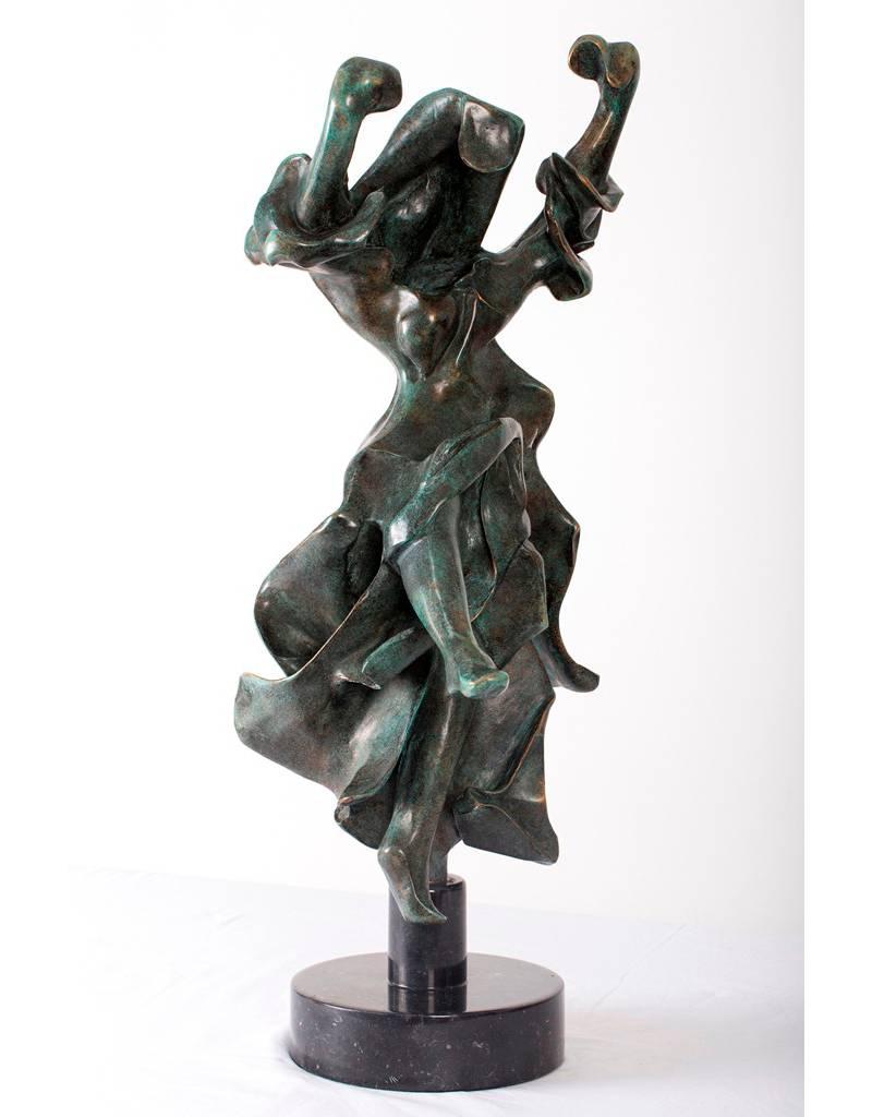 Salvador Dali - Carmen - Signierte Bronzeskulptur – Sculpture von Salvador Dalí
