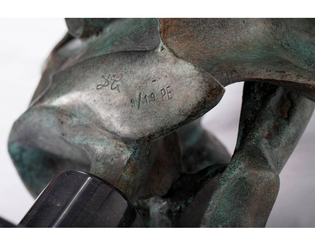 Salvador Dali - Carmen -  Signed Bronze Sculpture 2