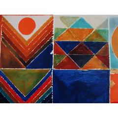 Sayed Haider Raza - Morning Raga - Lithographie signée