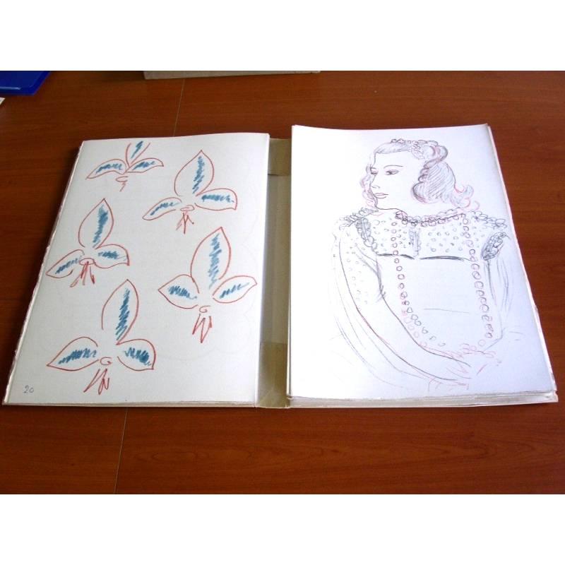 Handsigned Portfolio of Lithographs by Henri Matisse - Poems 3