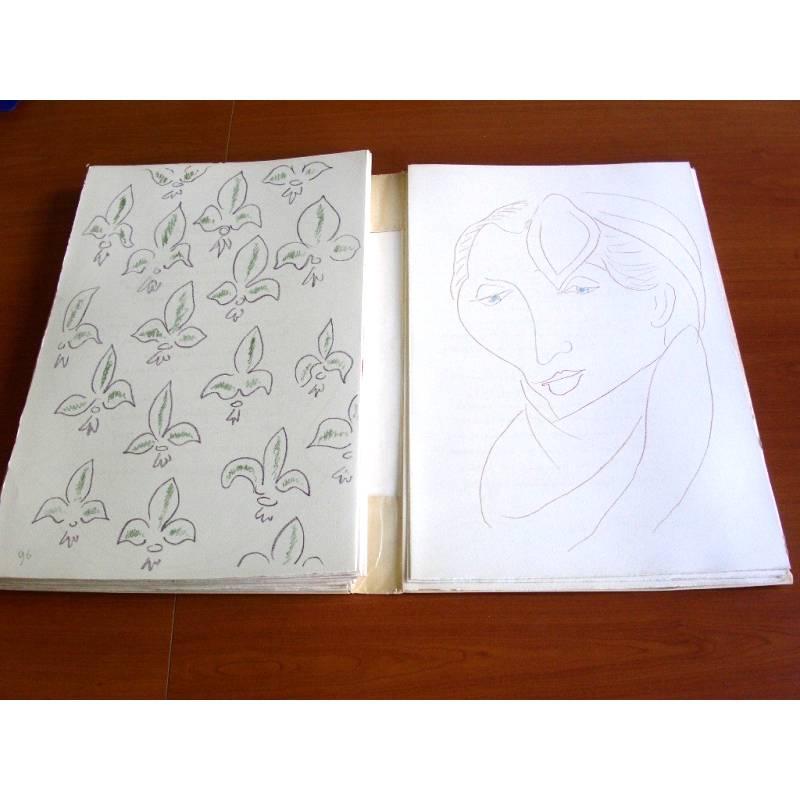 Handsigned Portfolio of Lithographs by Henri Matisse - Poems 8