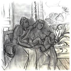 Vintage Exhibition Poster - "Henri Matisse - Drawings - New-York"