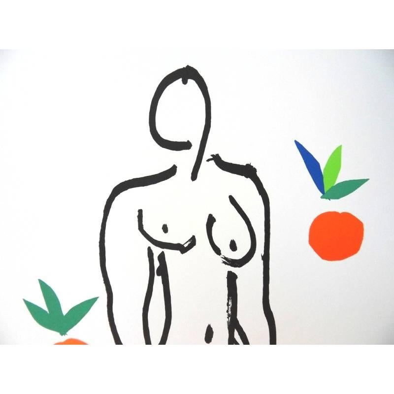 Nude With Oranges - Print by (after) Henri Matisse