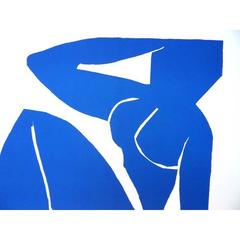 Original Lithograph - Henri Matisse - Resting Blue Nude