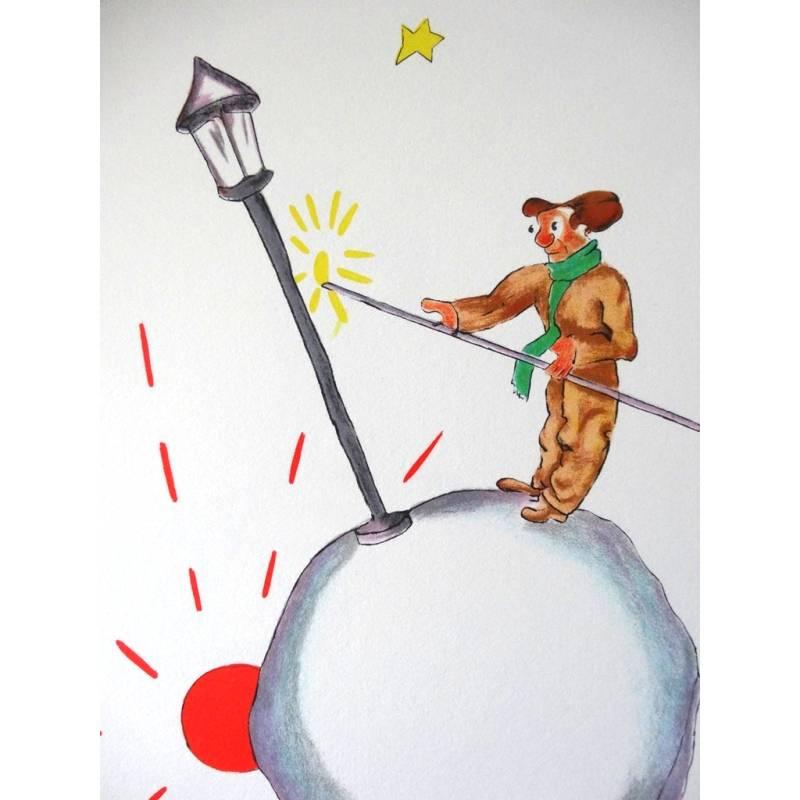 Antoine de saint Exupery - Little Prince - The Lighter - Original Lithograph 1