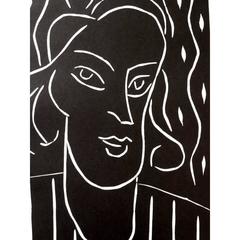 Original Linocut - Henri Matisse - Teeny