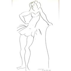 Original Exhibition Poster - Henri Matisse - Christiane - Dancer