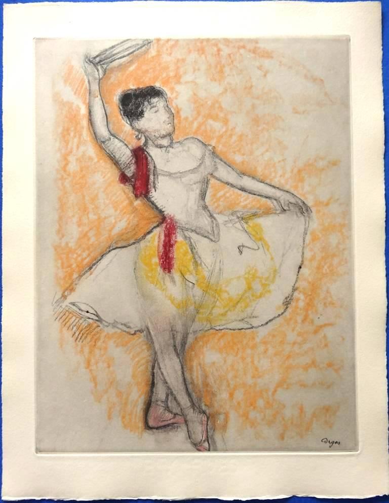 Porfolio de 26 gravures d'après Edgar Degas - Danse 3
