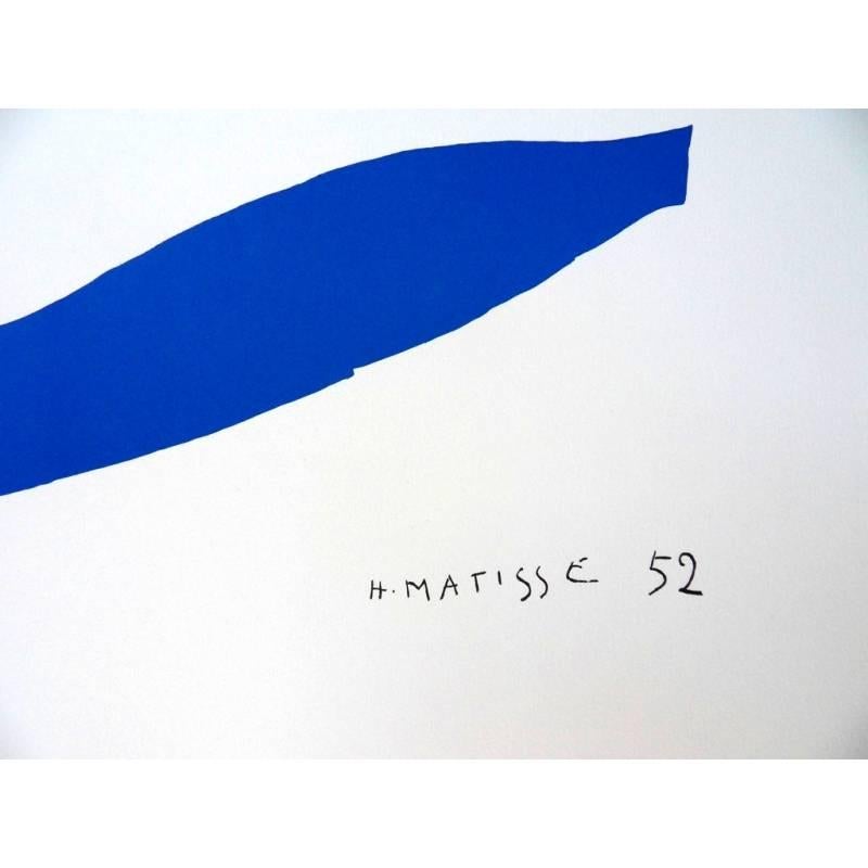 D'après Henri Matisse - Bleu Freedom - Print de (after) Henri Matisse