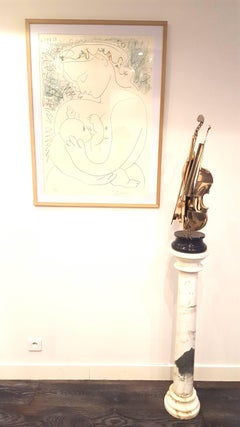 Sculpture d'Arman - Violon Pizzaiola