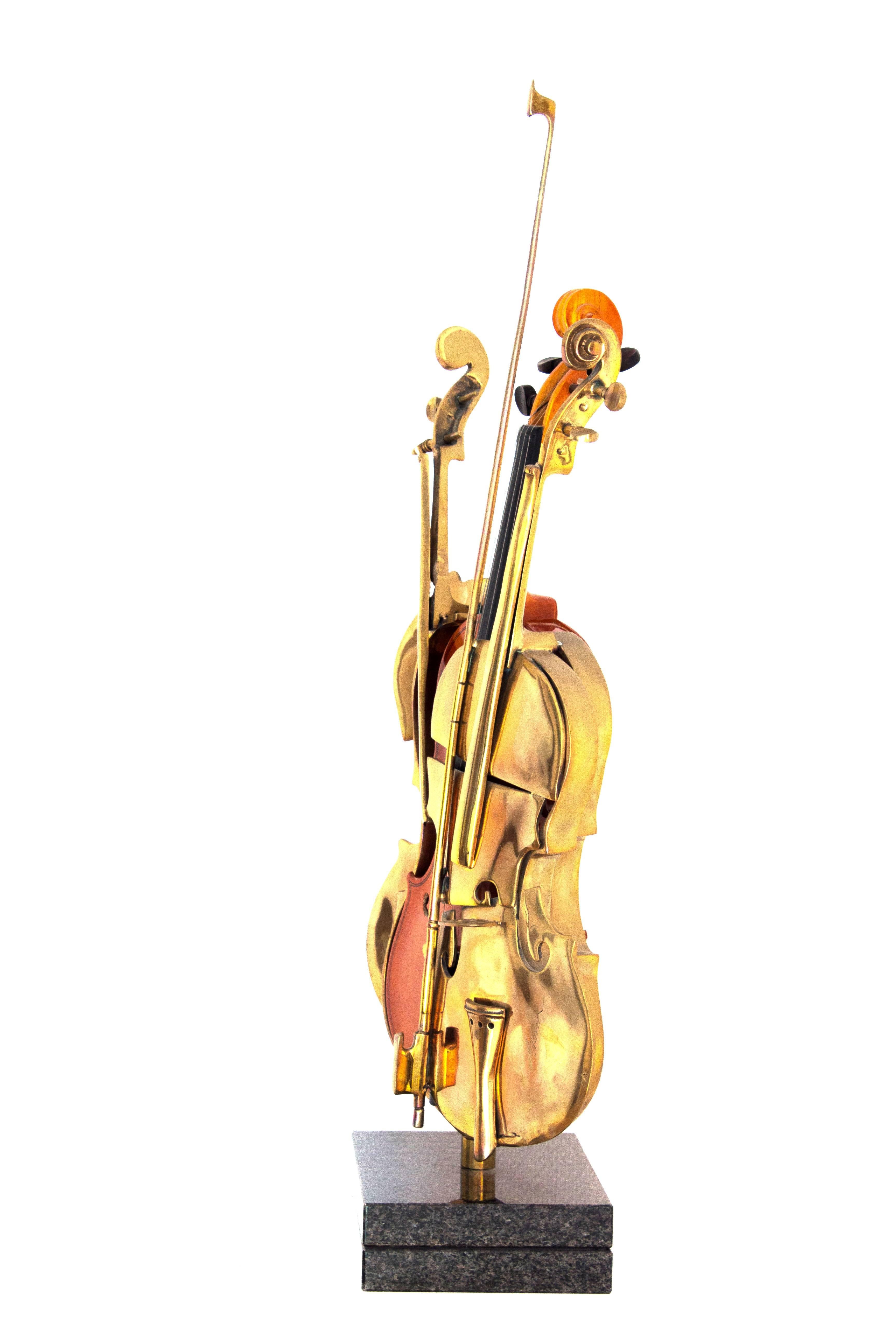 Arman - Rare sculpture de violon signée 1