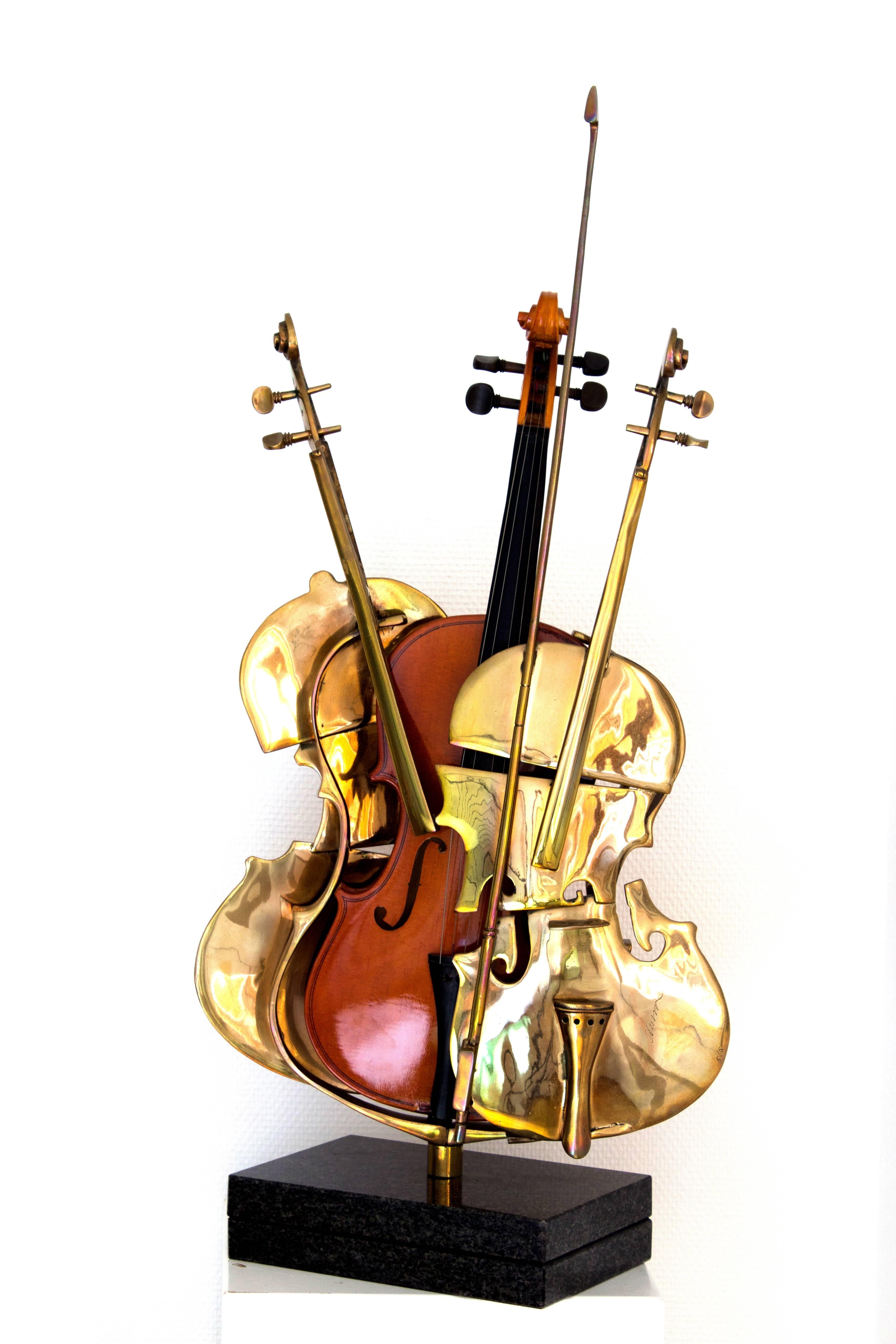 Arman - Rare sculpture de violon signée 3