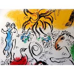 Marc Chagall - The Green Horse - Original Lithograph
