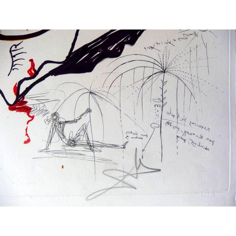 Original Handsigned Etching by Salvador Dali
Title: Anti-sprays with Liquid Atomizers 
Signed in pencil
Dimensions: 77 x 56 cm
Edition of 250
1975
References : Field 75-11H / Michler & Lopsinger 830

Salvador Dali

Salvador Dali was born as the son