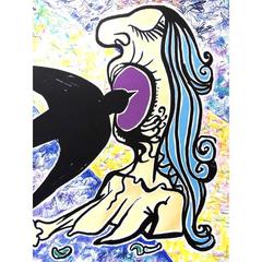 Salvador Dali - L'hirondelle - Lithographie originale signée à la main