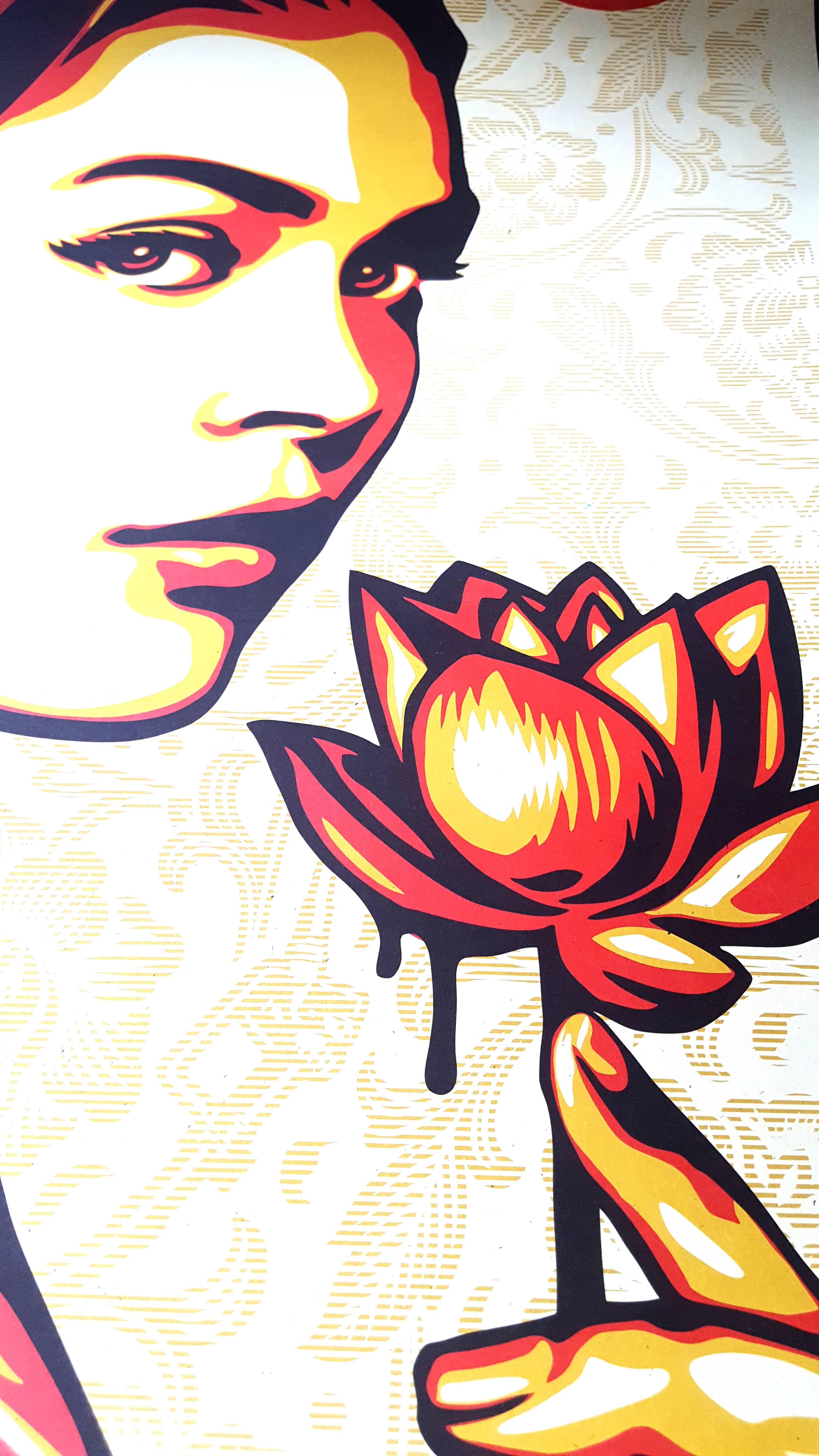 Shepard Fairey - Natural Spring - Handsigned Lithograph 4