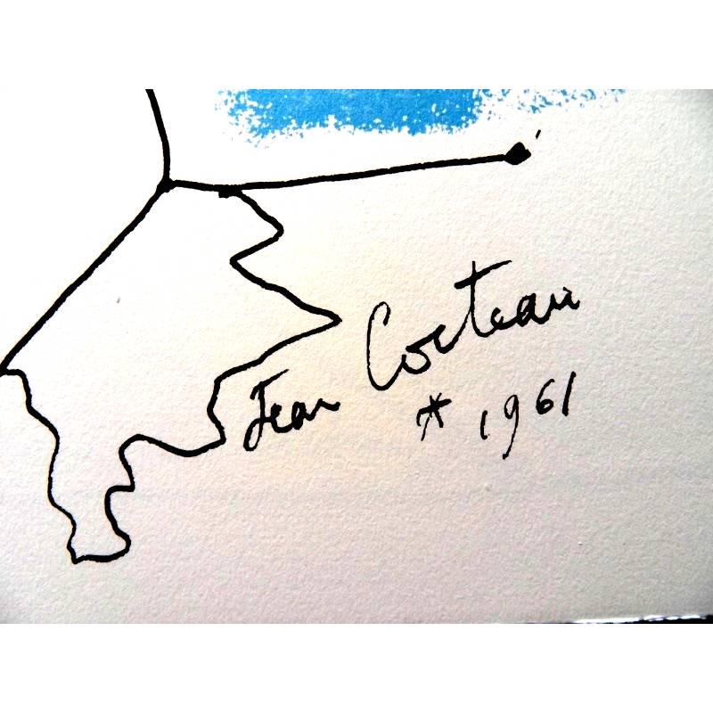 Jean Cocteau - Europe's Agriculture - Original Lithograph For Sale 3
