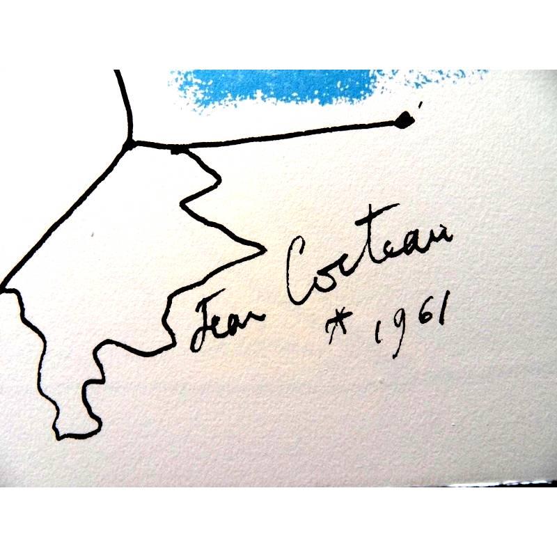 Jean Cocteau - La agricultura europea - Litografía original en venta 4