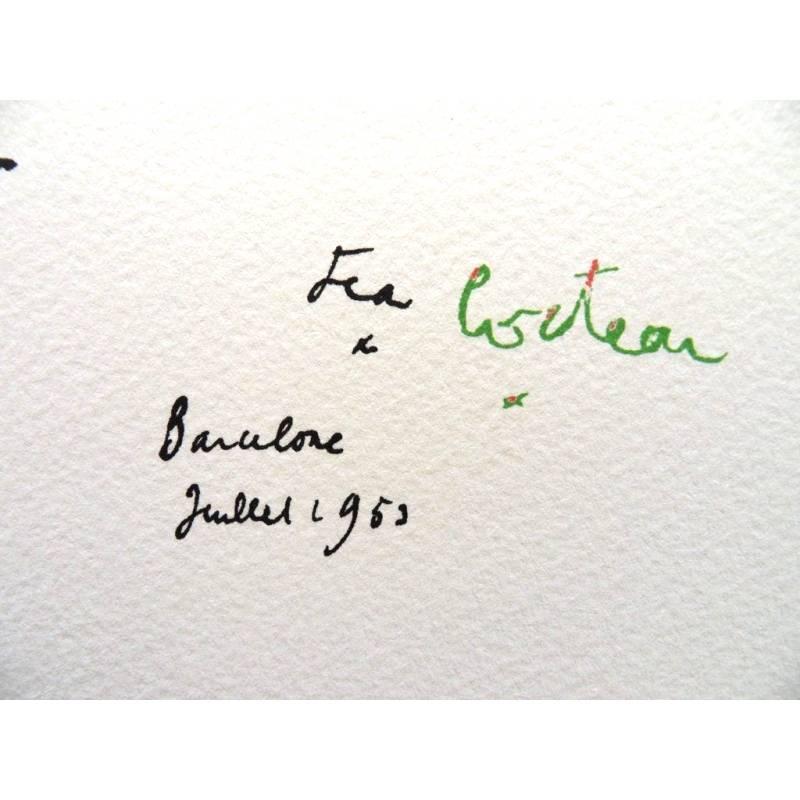Jean Cocteau -  ¡He ! ¡He ! Toro - Litografía original en venta 2