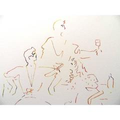 Jean Cocteau -  Spanish Party - Original Lithograph