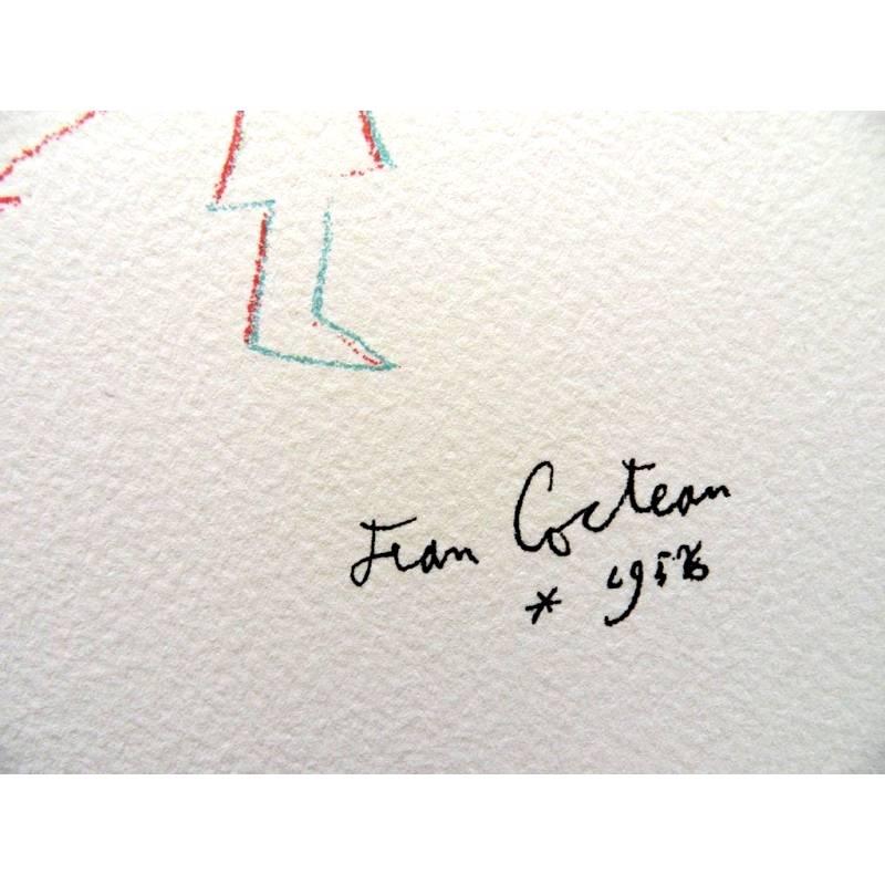 Jean Cocteau -  Le fils de Torero - Lithographie originale en vente 2