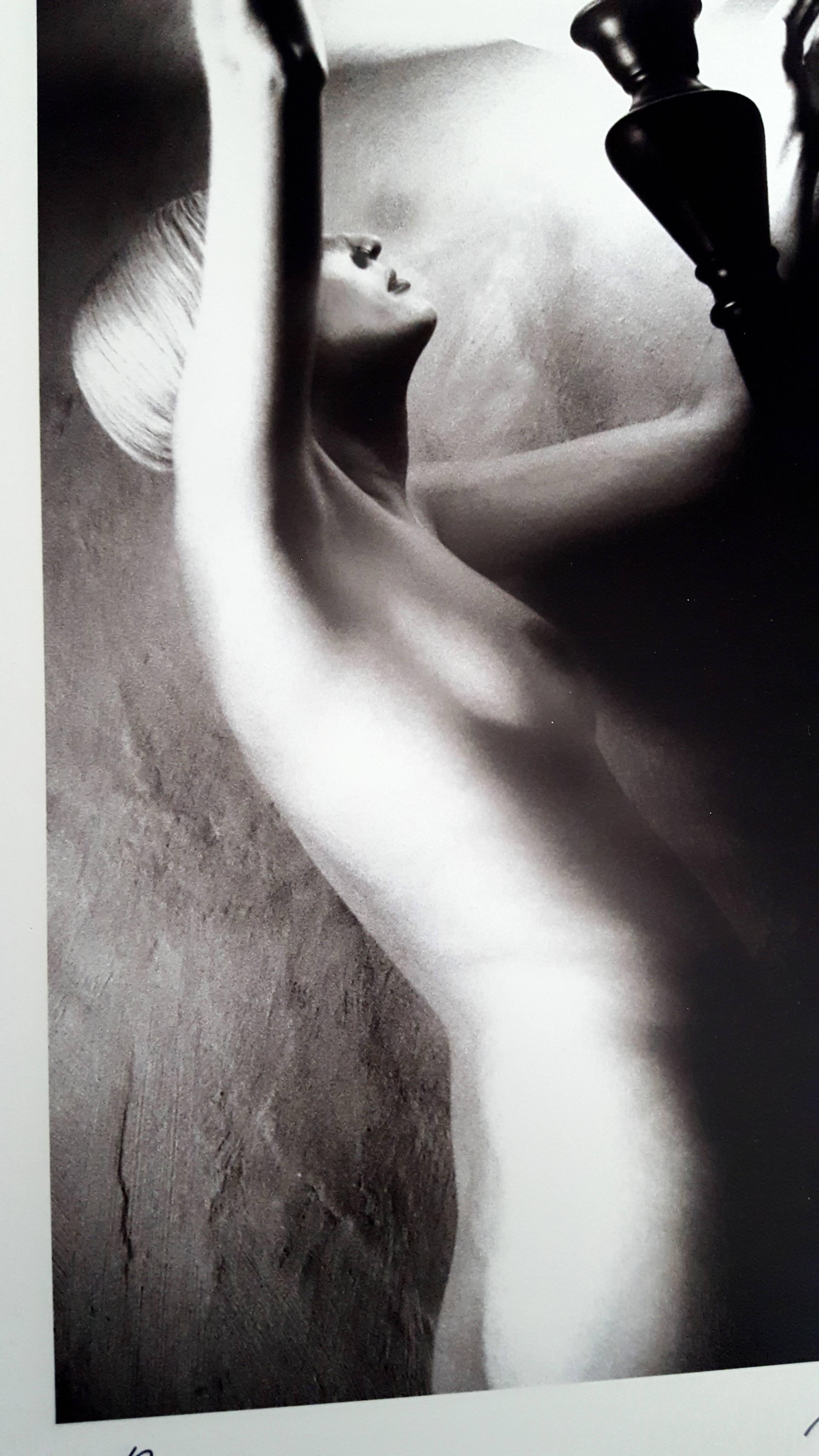 Ralph Gibson - Nude Woman Portrait - Signed Photograph For Sale 1