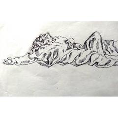 Leonard Foujita - The Penitents - Original Drawing