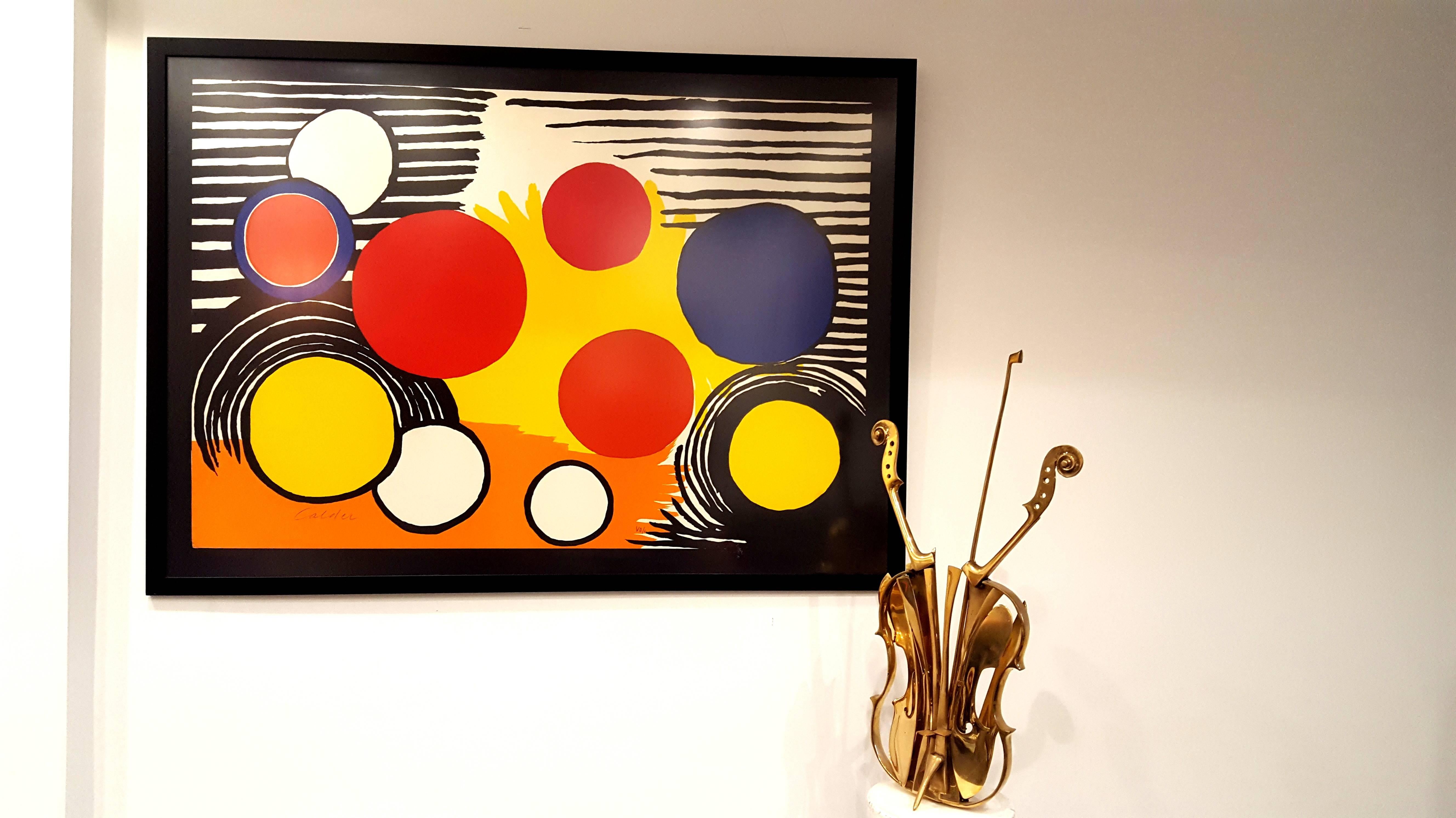 Alexander Calder - Circles - Original HandSigned Lithograph 1