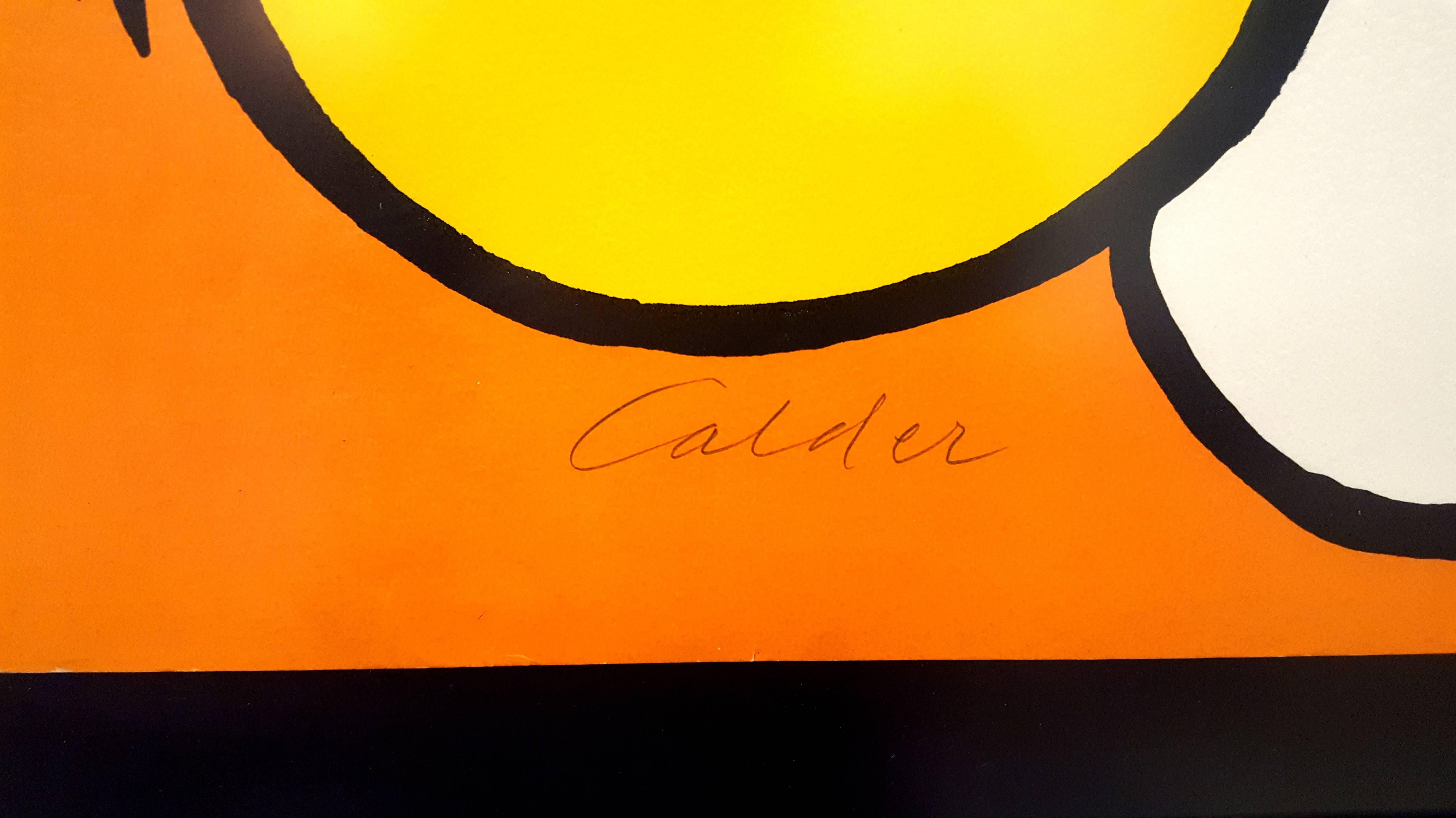 Alexander Calder - Circles - Original HandSigned Lithograph 2