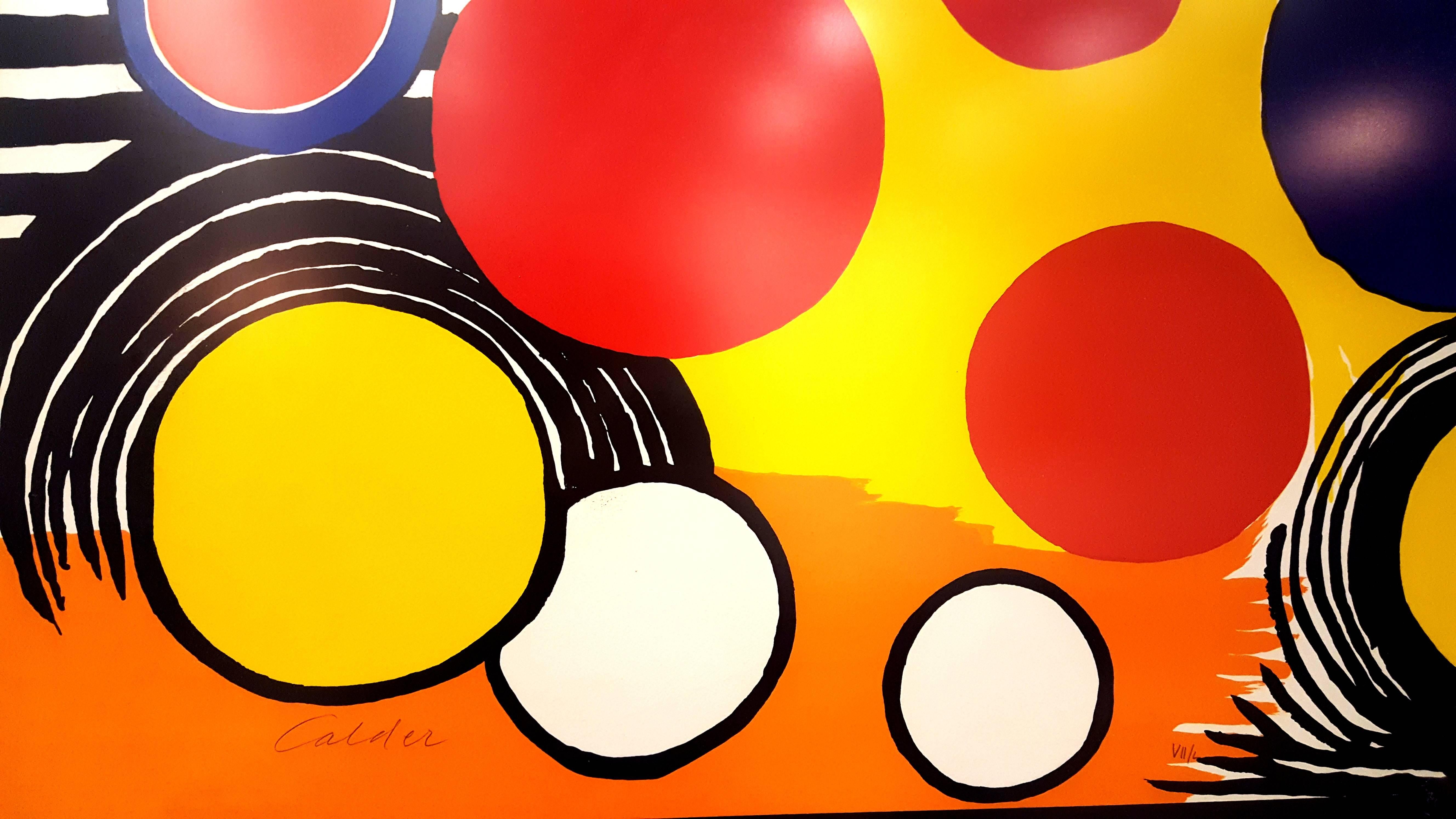 Alexander Calder - Circles - Original HandSigned Lithograph 5