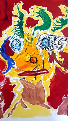 Armand Nakache - Original handsignierte Lithographie - Ecole de Paris