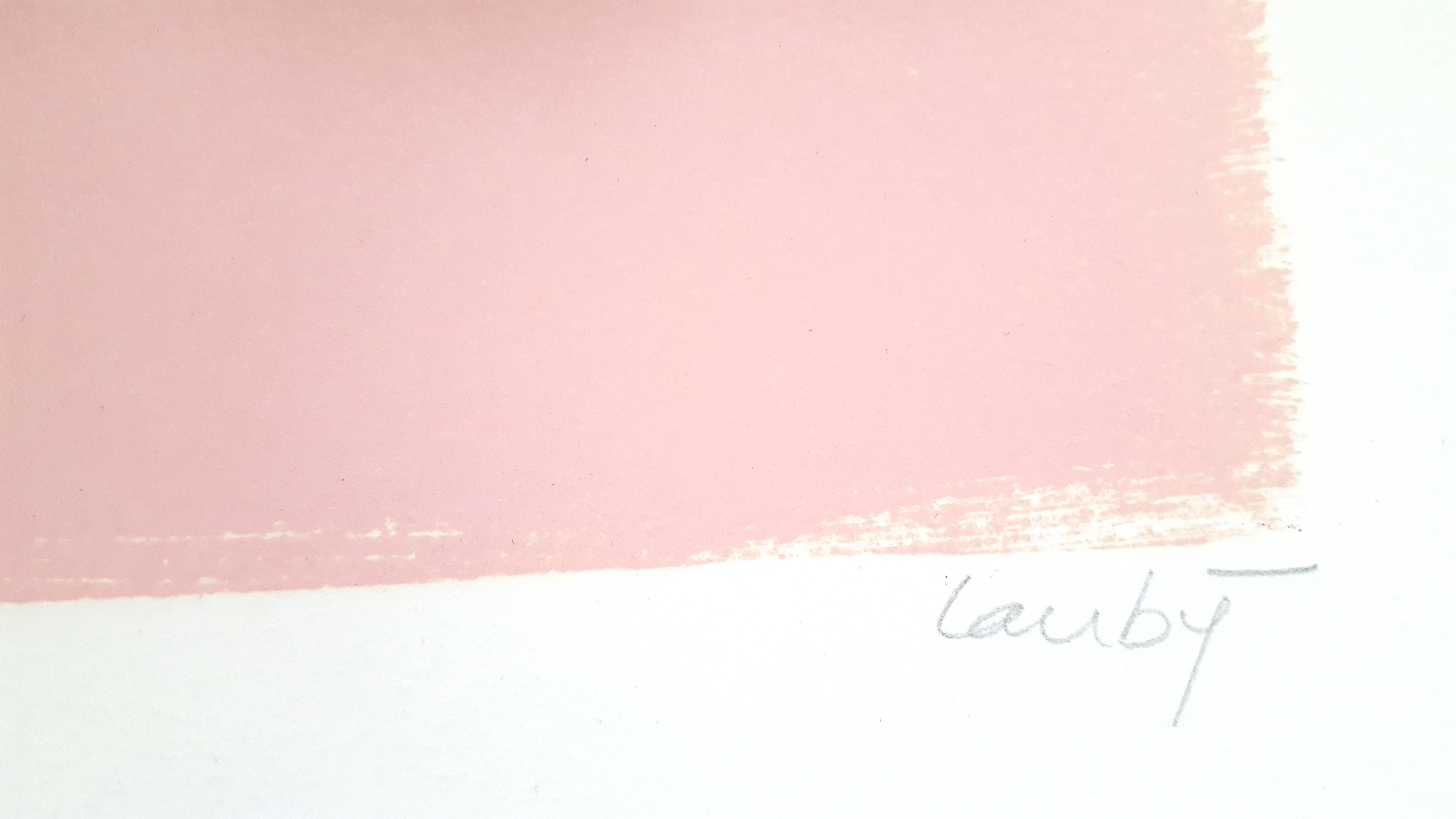 Pierre Lamby - Litografia originale firmata con la mano - Ecole de Paris in vendita 3