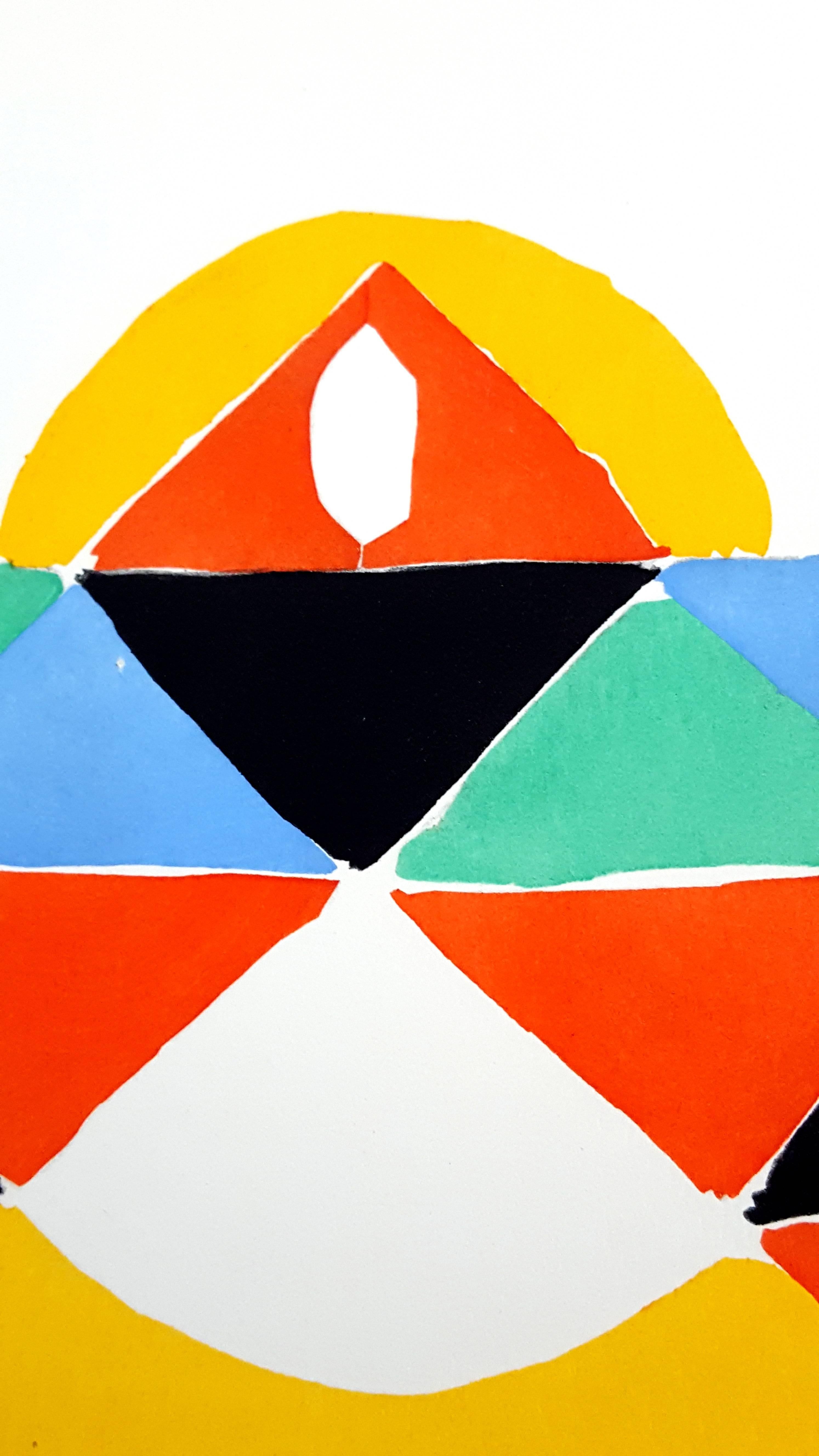 Pintura viva - Pochoir de colores - Print de (after) Sonia Delaunay