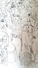 Chas Laborde - Paris - Capucine's Boulevard - Original Etching