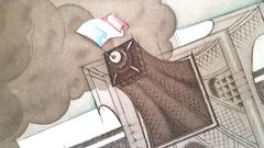 Charles Martin - La Torre Eiffel - Litografia originale