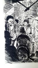 Pierre Falké - Paris' Terrasse - Gravure originale